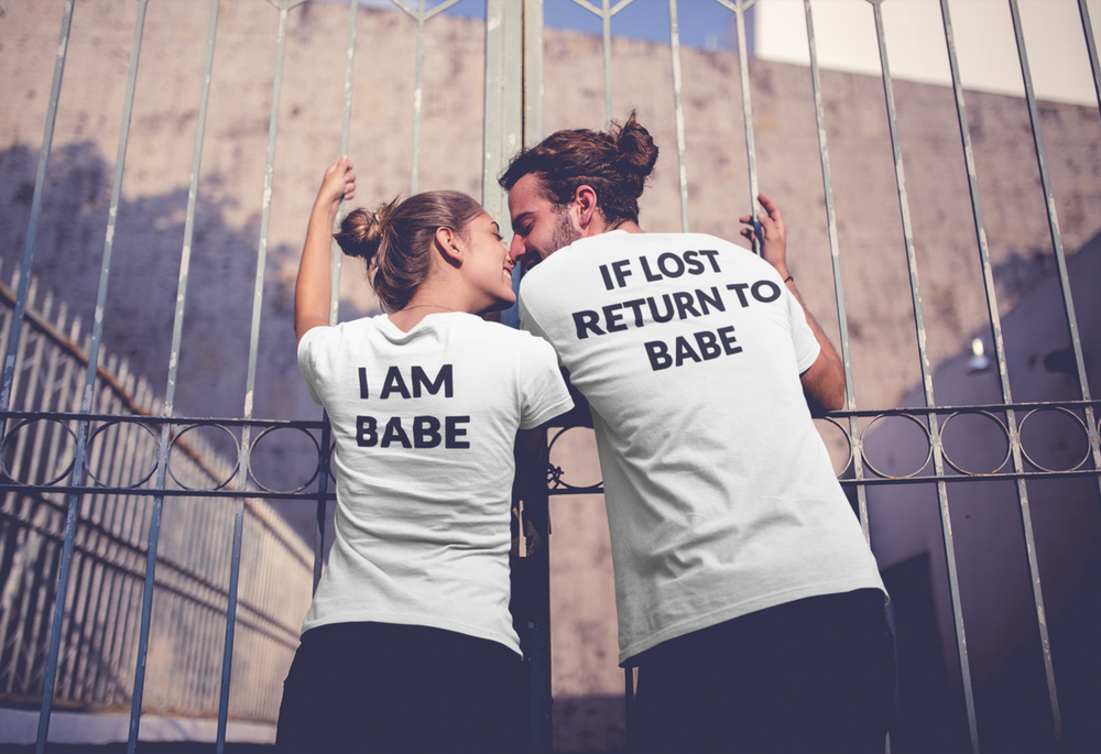 If Lost Return To Babe I Am Babe Couples T-shirt