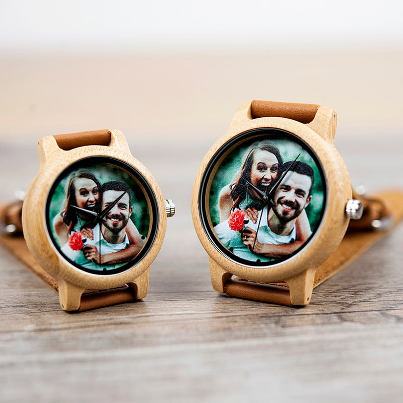 Personalised Bamboo Watch