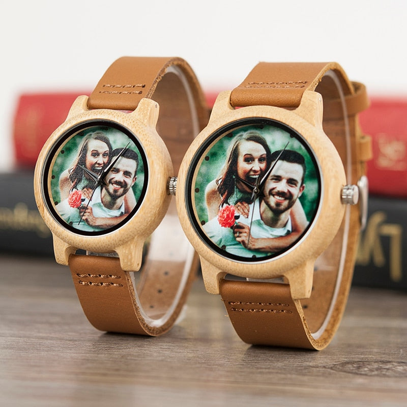 Personalised Bamboo Watch