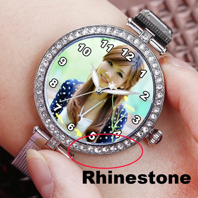 Personalised Rhinestone Women Watch