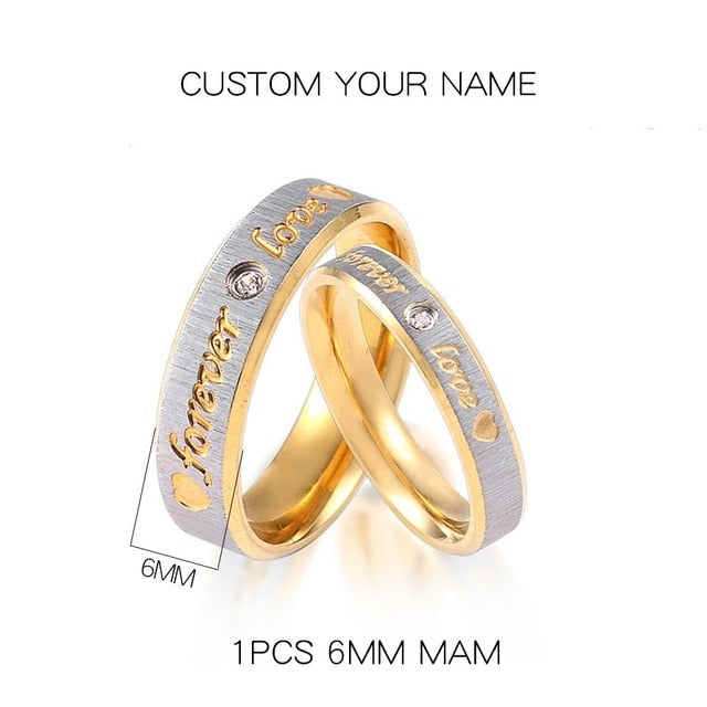 Customized Name Ring