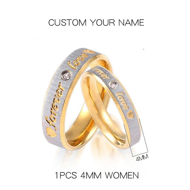 Customized Name Ring