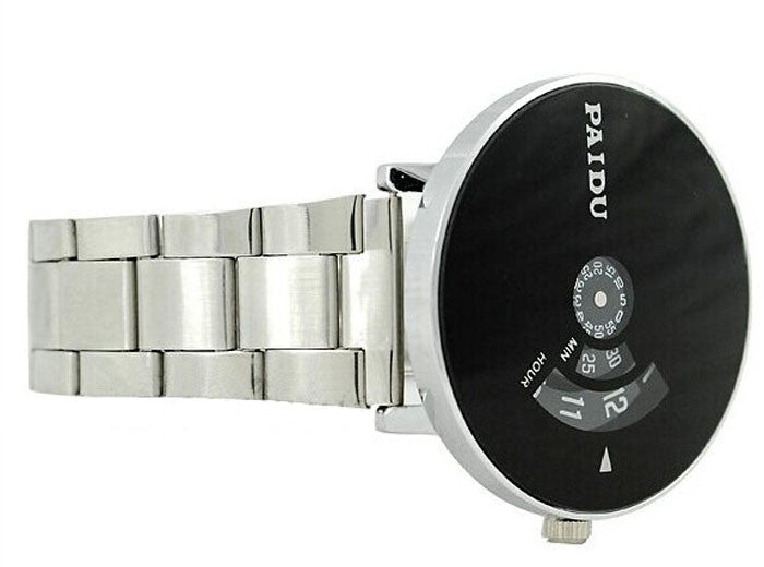 Turntable Dial Mens wrist watch
